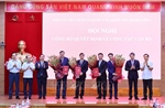 Đảng ủy MTTQ, các đoàn thể Trung ương công bố quyết định về công tác cán bộ