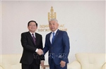Phó Thủ tướng Hồ Quốc Dũng làm việc với Phó Thủ tướng Thường trực, Bộ trưởng Kinh tế và Phát triển Mông Cổ