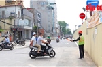 Hà Nội phân luồng tổ chức giao thông phục vụ thi công ga ngầm S12