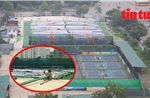 Tháo dỡ sân pickleball &#39;mọc&#39; trên đất xây chung cư ở Hà Nội