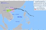 Bão số 3 cách đất liền 100 km có khả năng mạnh thêm, gây mưa lớn ở miền Bắc