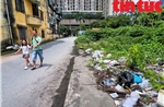 Đất quy hoạch làm trường học tại Hà Nội bị bỏ hoang, đổ trộm rác thải
