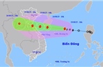 Bão số 5 gây rủi ro thiên tai cấp 4 cho vùng biển Thanh Hóa đến TP Huế