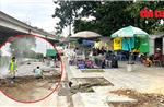 Hà Nội cải tạo vỉa hè: Vừa lát đá xong đã bị hàng quán lấn chiếm