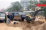 Phường Cầu Giấy mạnh tay xử lý các bãi vật liệu xây dựng tự phát gây ô nhiễm