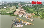 Hà Nội đôn đốc tiến độ loạt dự án cầu vượt sông Hồng, sông Đuống