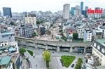 Vành đai 2,5 đoạn Cầu Giấy dần thành hình sau hơn 2 tháng thi công