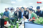 Đoàn nhà báo Campuchia thăm và làm việc tại báo Tin tức và Dân tộc 