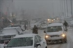 Tuyết rơi dày làm gián đoạn giao thông tại Thổ Nhĩ Kỳ