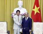 Chủ tịch nước Nguyễn Xuân Phúc tiếp Cựu Đại sứ đặc biệt Việt Nam - Nhật Bản