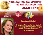 Nobel Văn học 2022 vinh danh nữ nhà văn người Pháp Annie Ernaux