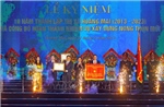 Đồng chí Phan Đình Trạc dự Lễ kỷ niệm 10 năm thành lập thị xã Hoàng Mai