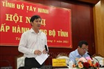 Tây Ninh triển khai các giải pháp thúc đẩy phát triển kinh tế - xã hội