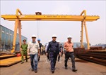 Phó Thủ tướng Trần Hồng Hà kiểm tra tiến độ sản xuất cột điện cho Dự án đường dây 500 kV mạch 3