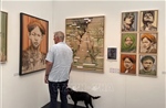 Tranh Việt Nam gây ấn tượng tại Hội chợ nghệ thuật quốc tế ở London 