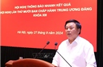 Học viện Chính trị quốc gia Hồ Chí Minh tổ chức thông báo nhanh kết quả Hội nghị Trung ương 10