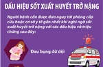 Dấu hiệu sốt xuất huyết trở nặng