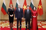 Tiệc chiêu đãi chào mừng Tổng thống Bulgaria Rumen Radev và Phu nhân