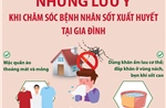 Những lưu ý khi chăm sóc bệnh nhân sốt xuất huyết tại gia đình