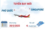 VietJet Air công bố đường bay thẳng Singapore - Phú Quốc