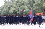 50 năm Thống nhất đất nước: Đội hình diễu binh Lào, Campuchia tham gia lễ hợp luyện