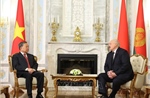 Tổng Bí thư Tô Lâm hội đàm với Tổng thống Belarus