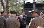 Nhà lãnh đạo Triều Tiên Kim Jong Un thị sát tập trận tác chiến đặc biệt