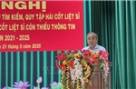 Quảng Ngãi: Đặt mục tiêu quy tập trên 60% mộ liệt sĩ so với thông tin được cung cấp
