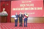 Cao Bằng: Công bố các quyết định về công tác cán bộ