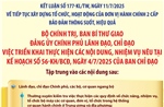 Kết luận số 177-KL/TW: Các nhiệm vụ của Đảng ủy Chính phủ