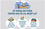 Kỹ năng an toàn trước khi có lũ, ngập lụt
