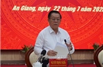 Trưởng Ban Tuyên giáo và Dân vận Trung ương làm việc với Tỉnh ủy An Giang​
