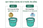 Quy trình chung xử lý nước ăn uống trong mùa mưa lũ