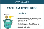 Xử lý nước ăn uống trong mùa mưa lũ: Cách làm trong nước