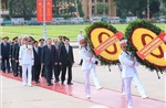 Lãnh đạo Đảng, Nhà nước vào Lăng viếng Chủ tịch Hồ Chí Minh; tưởng niệm các anh hùng liệt sĩ