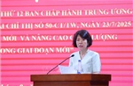Thông báo nhanh kết quả Hội nghị Trung ương 12 và quán triệt, triển khai Chỉ thị số 50-CT/TW