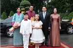 Chủ tịch nước Lương Cường chủ trì lễ đón cấp Nhà nước Quốc vương Bhutan