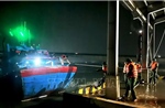 Ứng phó với bão số 5: Kịp thời hỗ trợ, ứng cứu tàu cá bị đứt dây neo khi vào tránh trú bão