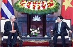 Bí thư thứ Nhất, Chủ tịch nước Cuba Miguel Diaz-Canel Bermudez hội kiến Chủ tịch nước Lương Cường