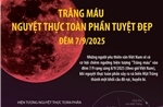 Trăng máu - Nguyệt thực toàn phần tuyệt đẹp đêm 7/9/2025