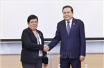Chủ tịch Quốc hội Trần Thanh Mẫn gặp song phương các nhà lãnh đạo bên lề Đại hội đồng AIPA-46