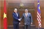 Chủ tịch Quốc hội Trần Thanh Mẫn hội đàm với Chủ tịch Hạ viện Malaysia