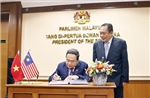 Chủ tịch Quốc hội Trần Thanh Mẫn hội đàm với Chủ tịch Thượng viện Malaysia