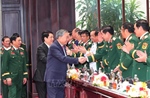 Tổng Bí thư và Chủ tịch nước dự Phiên bế mạc Đại hội Đảng bộ Quân đội lần thứ XII