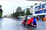 Cà Mau ứng phó mưa lớn, triều cường dâng cao