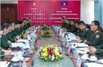 Quân đội Việt Nam - Lào tăng cường trao đổi công tác tuyên huấn