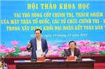 Phát huy vai trò nòng cốt chính trị của MTTQ trong xây dựng khối đại đoàn kết toàn dân tộc