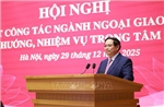 Thủ tướng Phạm Minh Chính: Phải đẩy mạnh triển khai chiến lược đối ngoại toàn diện ở tầm cao mới