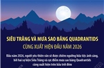 Siêu trăng và mưa sao băng Quadrantids cùng xuất hiện đầu năm 2026