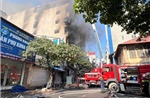 Cháy lớn tại phường Hà Đông, Hà Nội